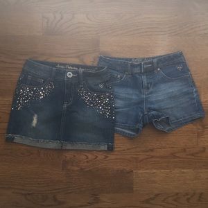 Justice Jeans/skirt size 10